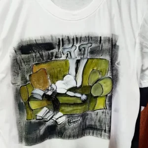 Hand Painted Premium Cotton T-shirt